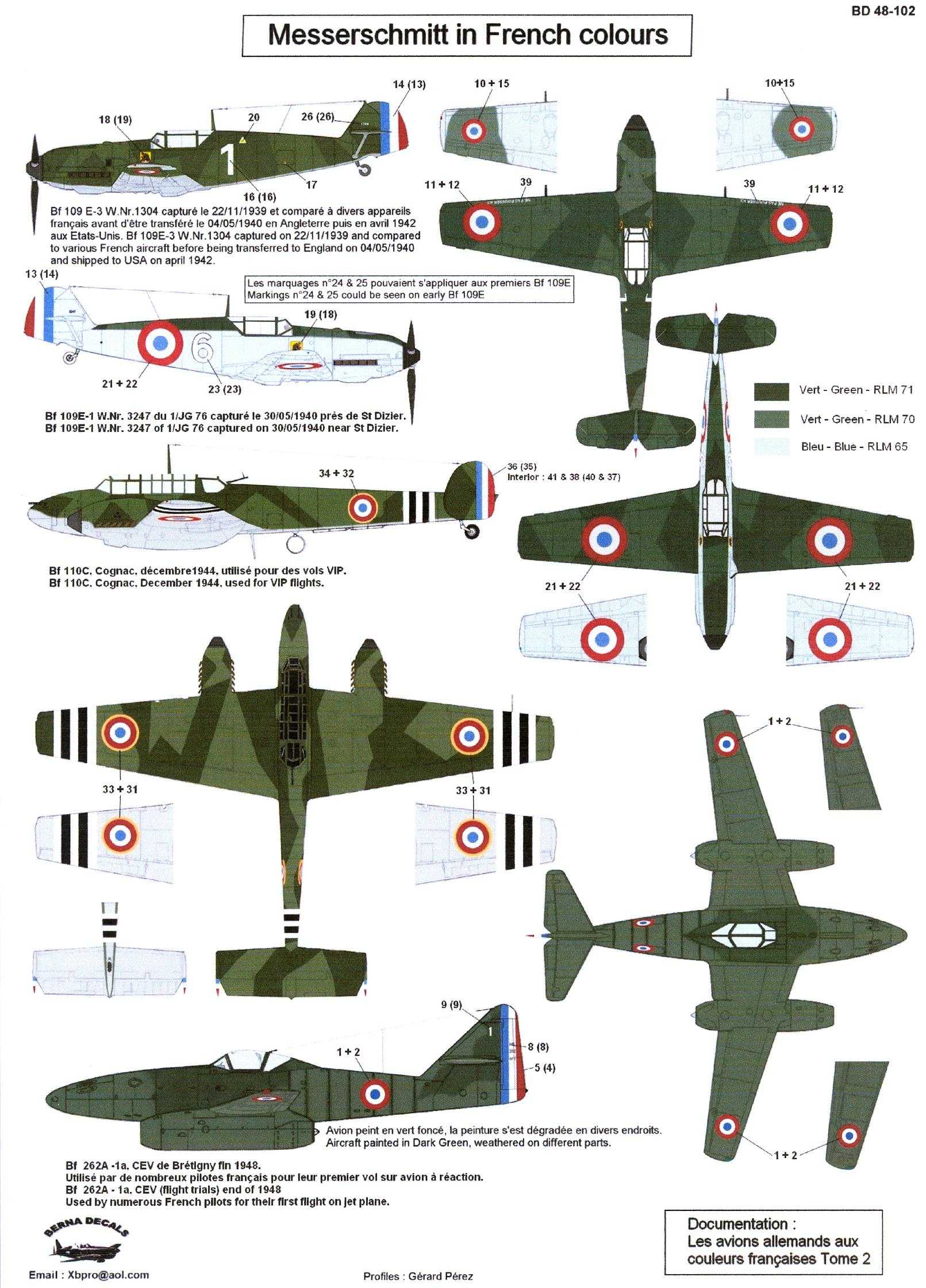 Model Aircraft Decals 1 48